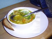 Vegetable soup, Dusseldorf, DE 27th August 2010