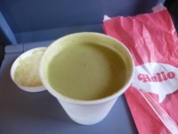 Potato leek soup, Basel, June 2014